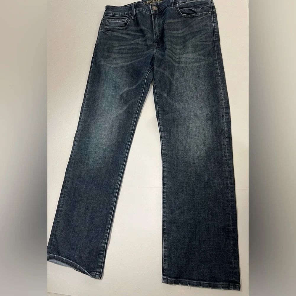 American Eagle Outfitters Blue Straight Jeans